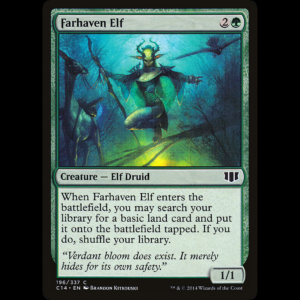 MTG Farhaven Elf Commander 2014