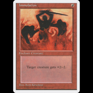 MTG Inmolación (Immolation) Fourth Edition 4ed#204