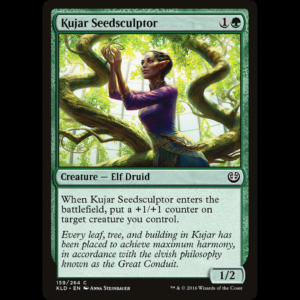 MTG Esculpesemillas de Kujar (Kujar Seedsculptor) Kaladesh kld#159