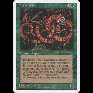 MTG Víbora de pantano (Marsh Viper) Fourth Edition