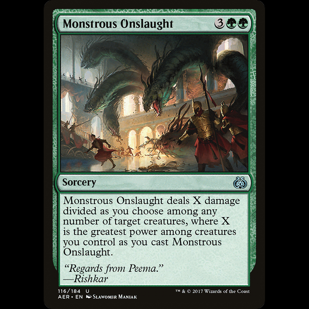 Mtg Monstrous Onslaught Aether Revolt Madtoyz