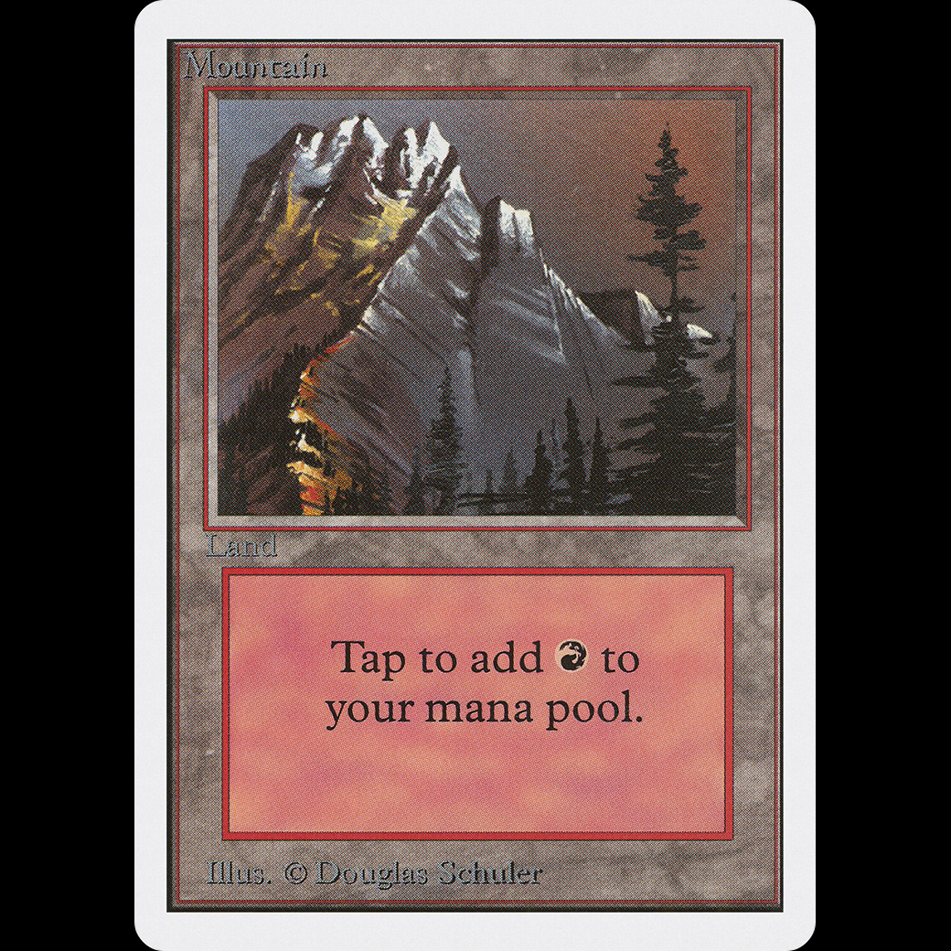 MTG Mountain Unlimited Edition - HP - Madtoyz