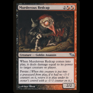 MTG Asesino gorro rojo (Murderous Redcap) Shadowmoor