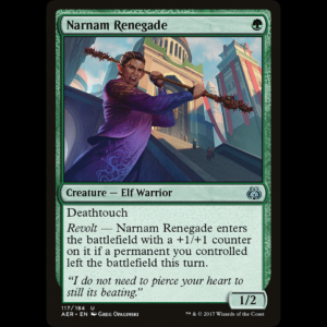 MTG Narnam Renegade Aether Revolt aer#117