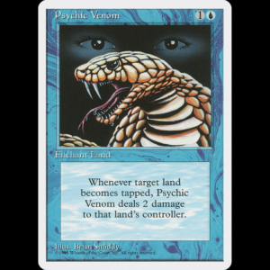 MTG Veneno psíquico (Psychic Venom) Fourth Edition