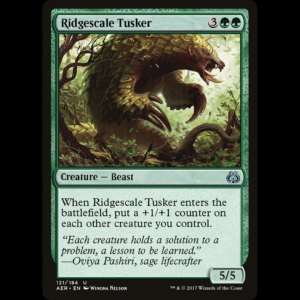 MTG Colmilludo escamacoraza (Ridgescale Tusker) Aether Revolt