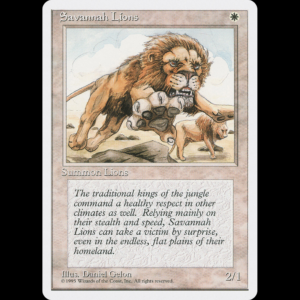 MTG Leones de la sabana (Savannah Lions) Fourth Edition