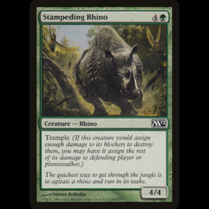 MTG Rinoceronte en estampida (Stampeding Rhino) Magic 2012