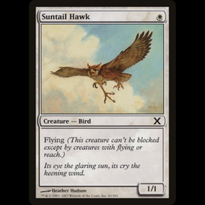 MTG Halcón colasol (Suntail Hawk) Tenth Edition