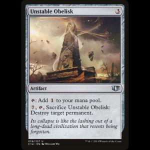 MTG Unstable Obelisk Commander 2014