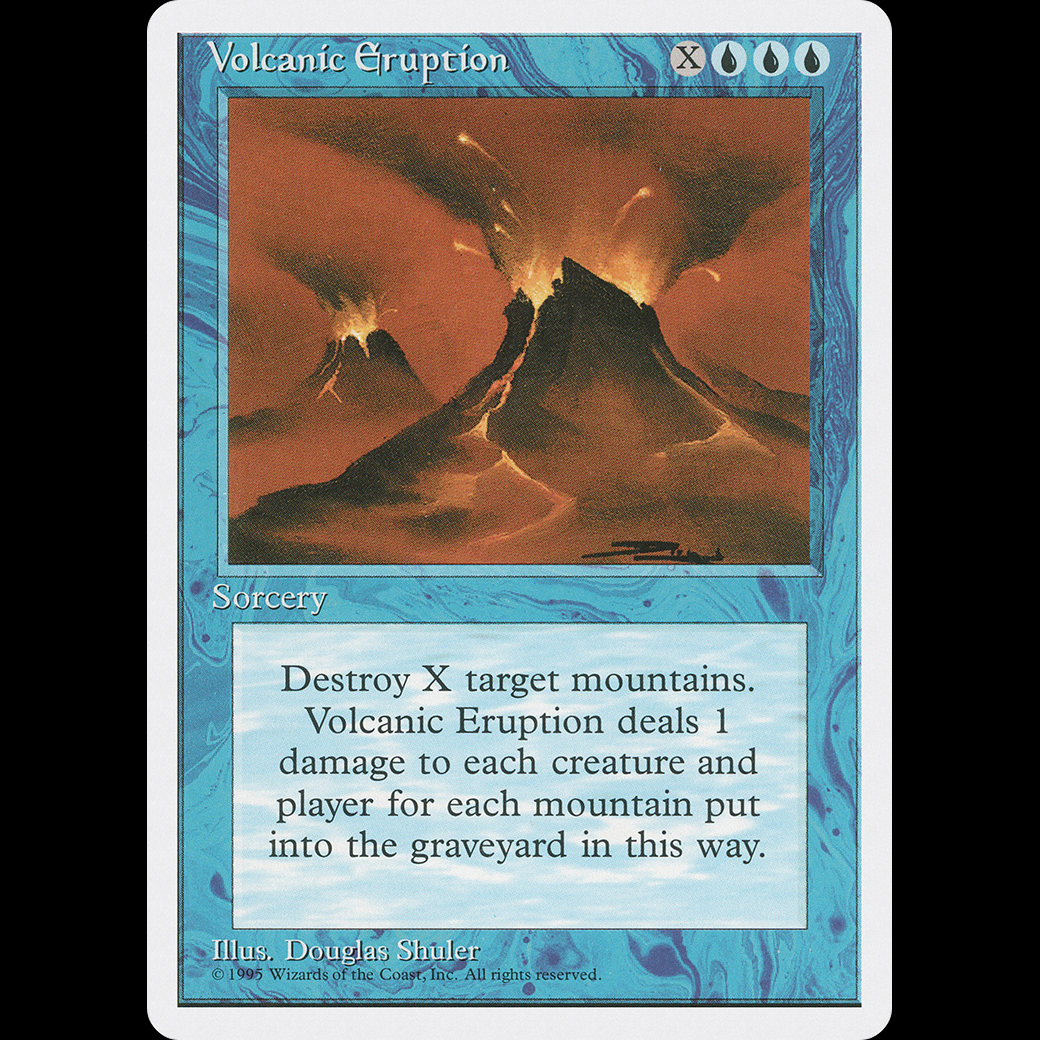 MTG Erupción volcánica (Volcanic Eruption) Fourth Edition - Madtoyz