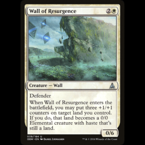 MTG Muro del resurgimiento (Wall of Resurgence) Oath of the Gatewatch