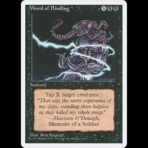 MTG Palabras de poder (Word of Binding) Fourth Edition