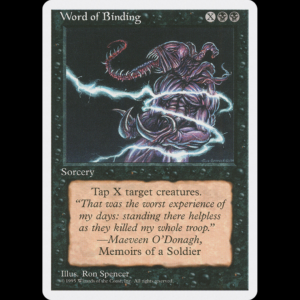 MTG Palabras de poder (Word of Binding) Fourth Edition 4ed#172