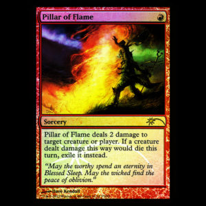 MTG Pilar de Llamas (Pillar of Flame) Friday Night Magic 2012 - FOIL