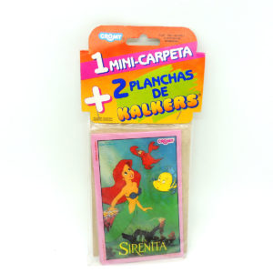 La Sirenita Mini Carpeta Kalkers Cromy Disney Retro #1
