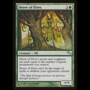 MTG Gentío de elfos (Drove of Elves) Shadowmoor
