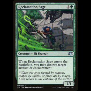 MTG Reclamation Sage Commander 2014