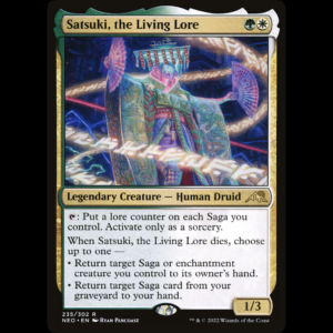 MTG Satsuki, the Living Lore Kamigawa: Neon Dynasty