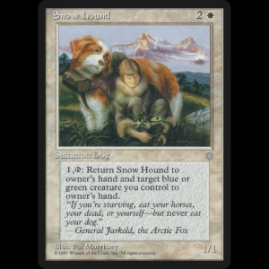 MTG Sabueso de las nieves (Snow Hound) Ice Age - PL