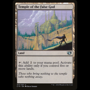 MTG Templo de la diosa falsa (Temple of the False God) Commander 2014