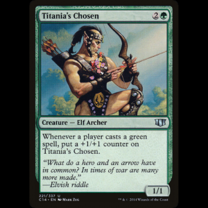 MTG Titania's Chosen Commander 2014