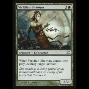 MTG Viridian Shaman Tenth Edition
