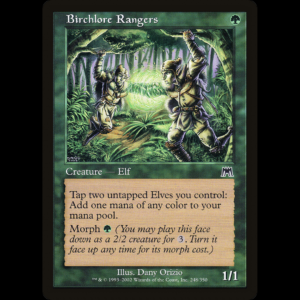 MTG Guardabosques leeabedules (Birchlore Rangers) Onslaught ons#248