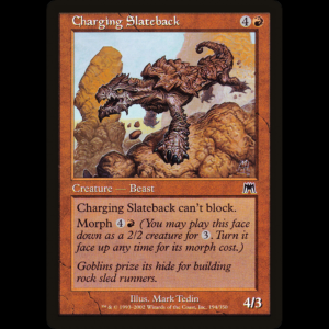 MTG Lomopizarra a la carga (Charging Slateback) Onslaught