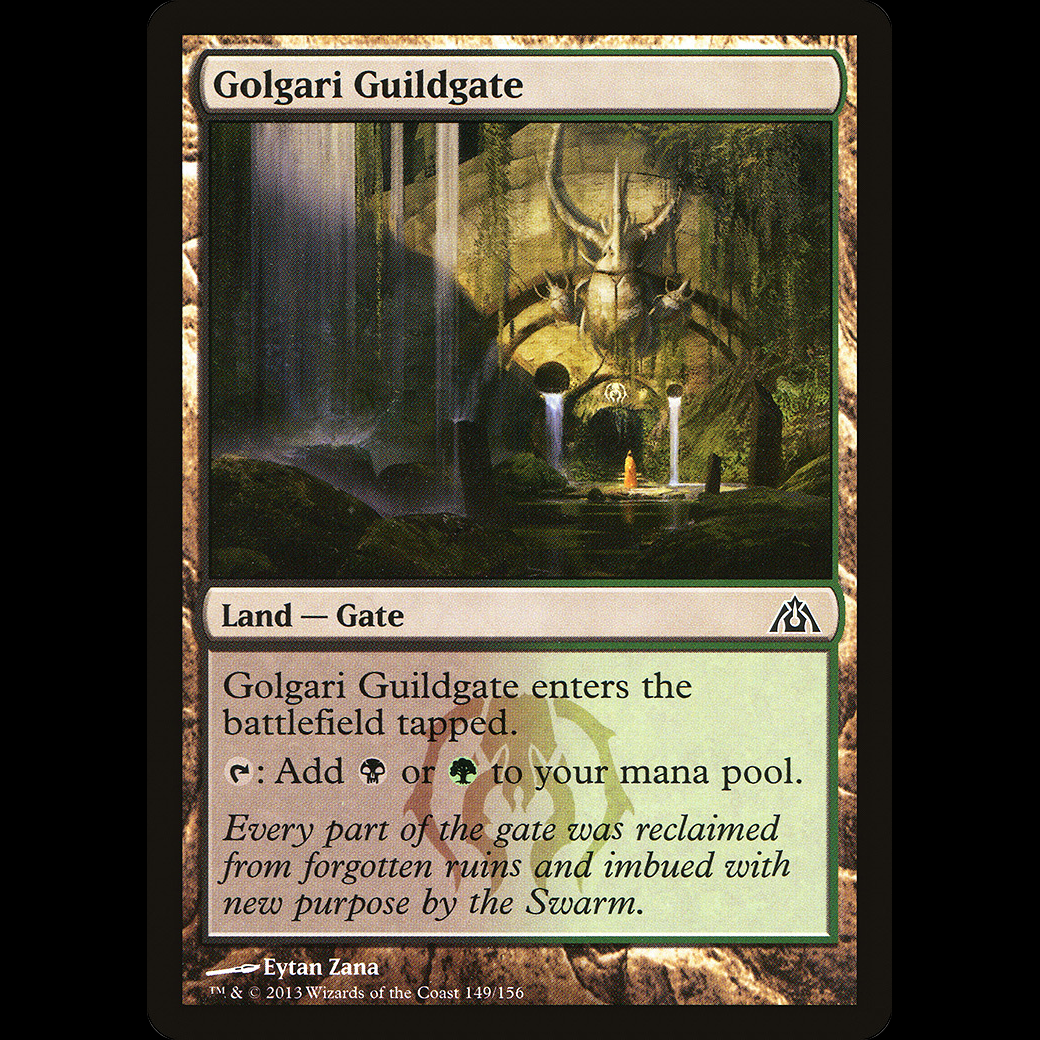 MTG Portal del Gremio Golgari (Golgari Guildgate) Dragon's Maze