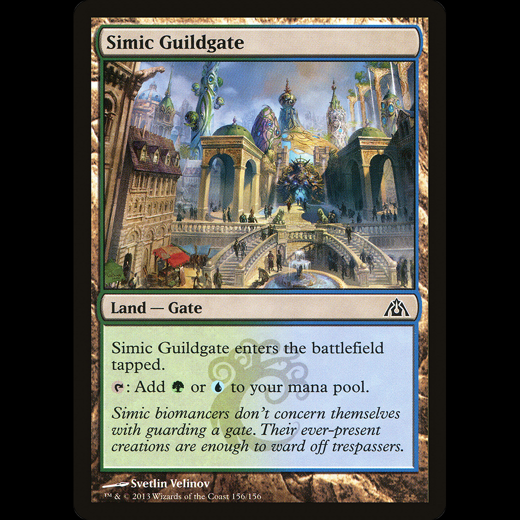 MTG Portal del Gremio Simic (Simic Guildgate) Dragon's Maze - Madtoyz