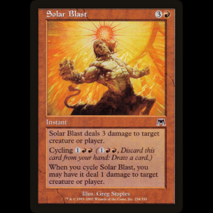 MTG Ráfaga solar (Solar Blast) Onslaught