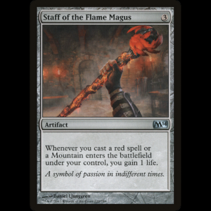 MTG Staff of the Flame Magus Magic 2014