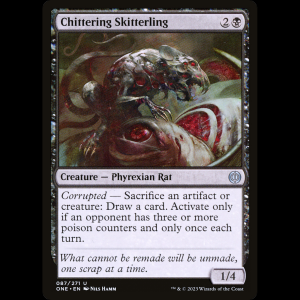 MTG Chittering Skitterling Phyrexia: All Will Be One