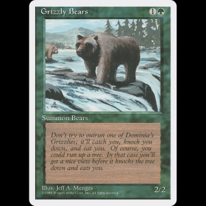 MTG Grizzly Bears Fourth Edition