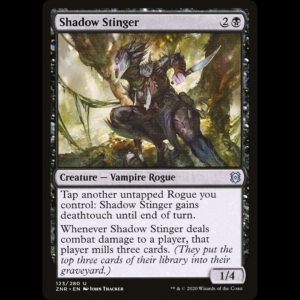 MTG Sombra acuchilladora (Shadow Stinger) Zendikar Rising
