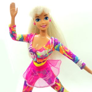 Barbie Hot Skatin 1994 Roller Mattel Doll Muñeca Vintage