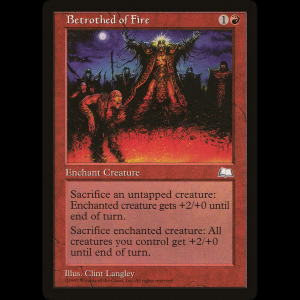 MTG Prometido del fuego (Betrothed of Fire) Weatherlight