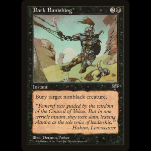 MTG Destierro sombrío (Dark Banishing) Mirage - PL