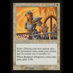 MTG Sonnenstrahls Dragoner (Radiant's Dragoons) Urza's Legacy - PL