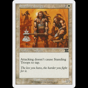 MTG Standing Troops Classic Sixth Edition - PL
