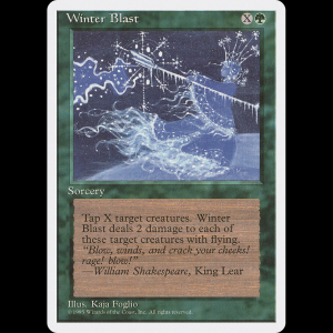MTG Ráfaga invernal (Winter Blast) Fourth Edition