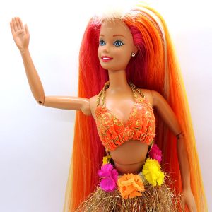 Barbie Hula Hair 1996 Mattel Doll Muñeca Vintage