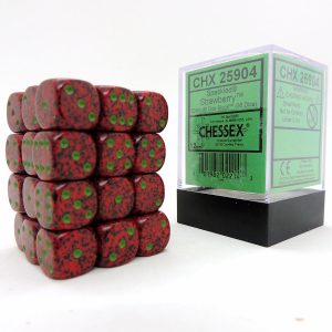 Chessex Dados 12mm Speckled: Strawberry  Dices CHX25904