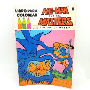 He Man Motu Libro Para Colorear #6 Calcotam 1983
