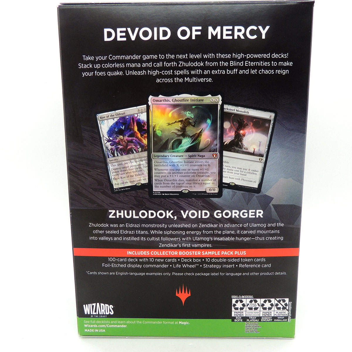 Mtg Commander Masters Deck Eldrazi Unbound Precon Madtoyz