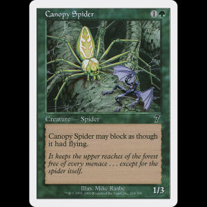 MTG Araña de la enramada (Canopy Spider) Seventh Edition