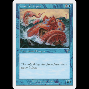 MTG Giant Octopus Seventh Edition
