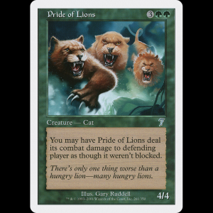 MTG Orgullo de los leones (Pride of Lions) Seventh Edition