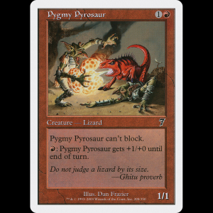 MTG Pygmy Pyrosaur Seventh Edition